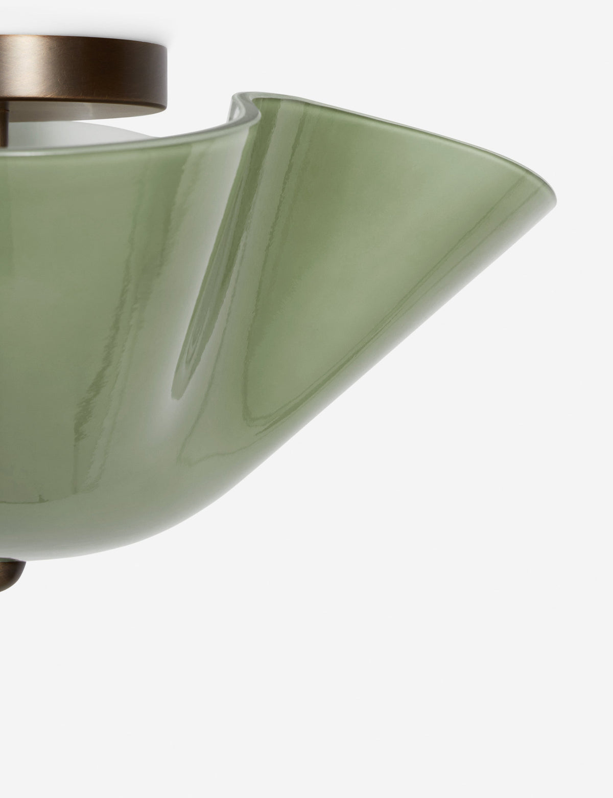 Radner Flush Mount Light green finish product view 8