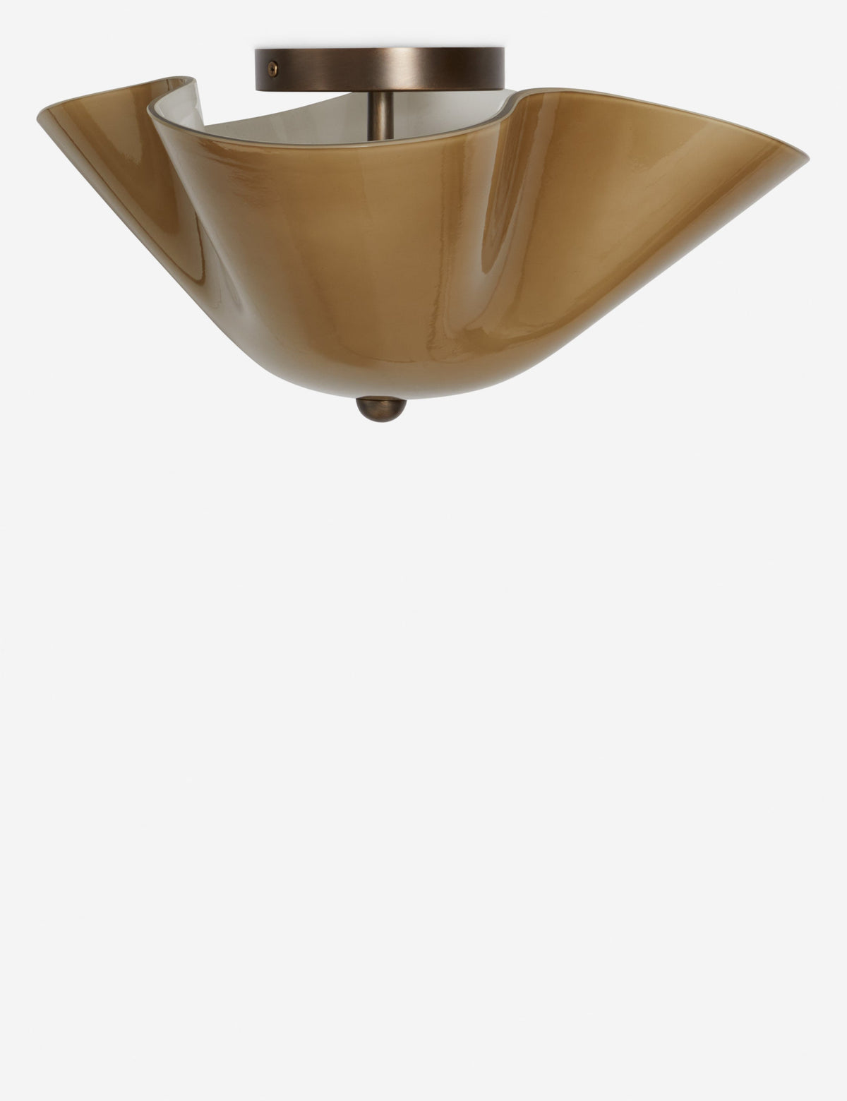 Radner Flush Mount Light goldenrod finish product view 9