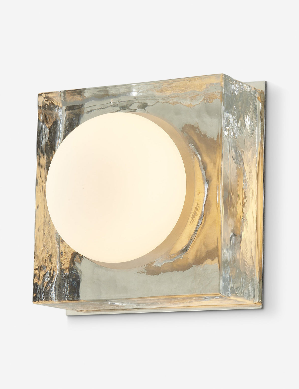 Ravi Square Sconce bedroom wall light front view
