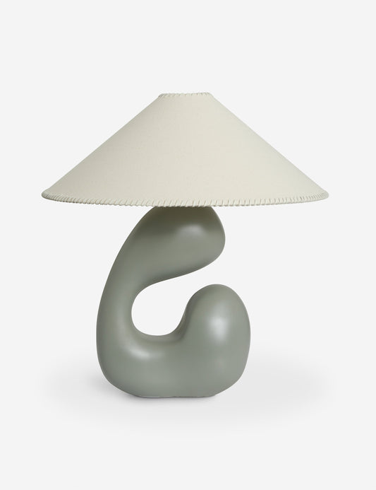 Saguaro Table Lamp sage finish product view 2