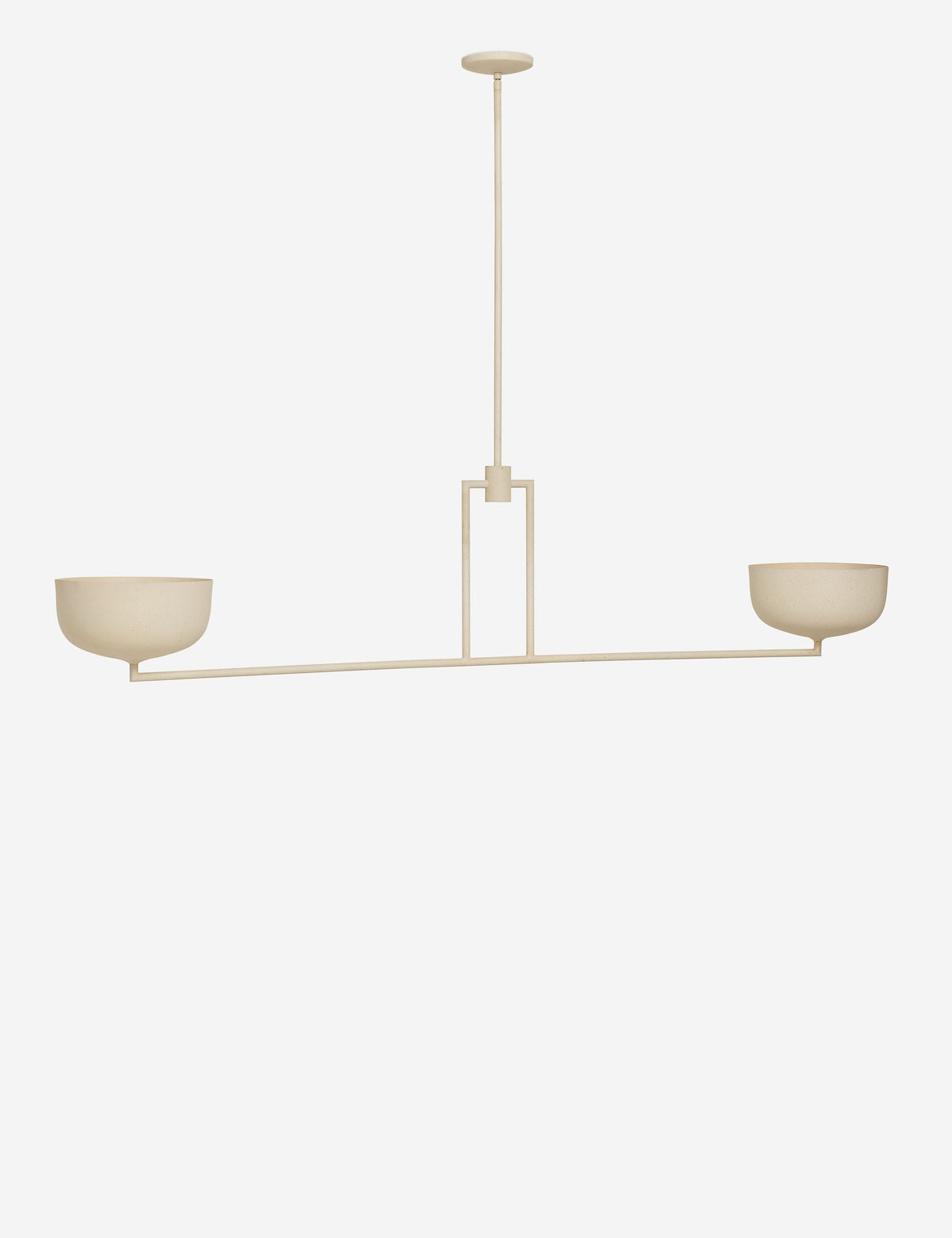 Talley Linear Chandelier sand finish product view 2