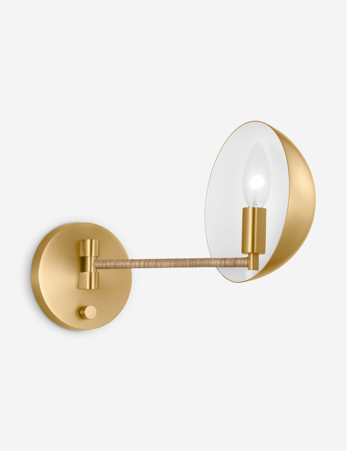 Balleroy Sconce bedroom wall light front view