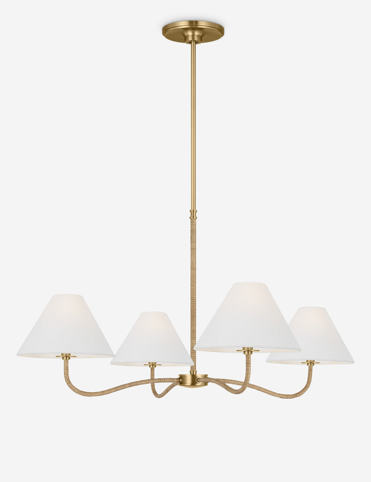 Swanner Chandelier dining room light front view