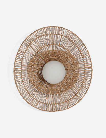 Valar Double Tier Sconce natural finish product view 6