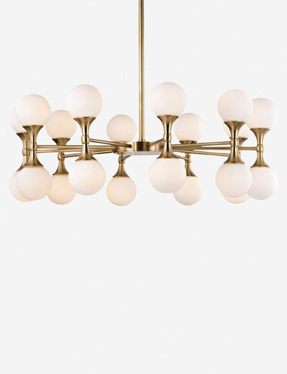 Abernathy Chandelier dining room light front view