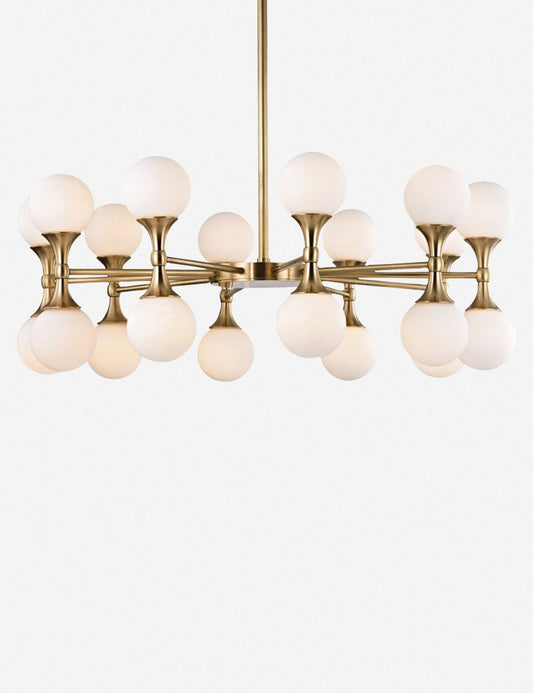 Abernathy Chandelier dining room light front view