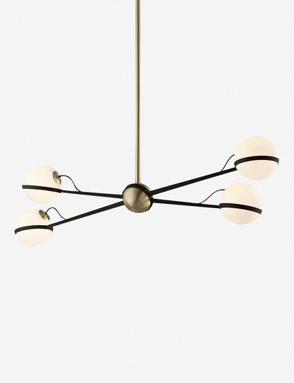 Adeline Chandelier dining room light front view