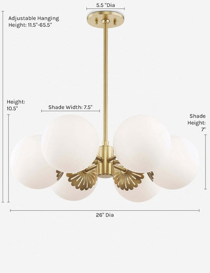 Annetta Chandelier product view 2