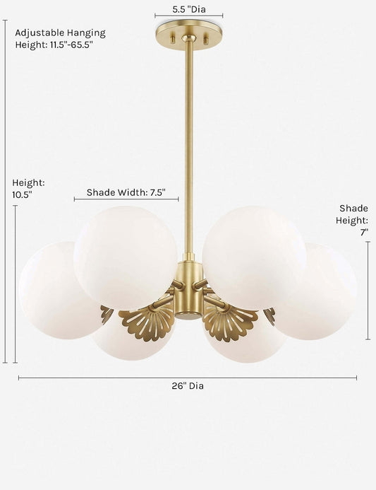 Annetta Chandelier product view 2