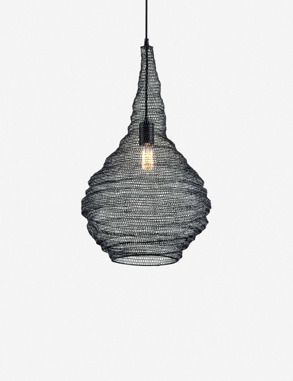 Ari Long Pendant Light kitchen island light front view