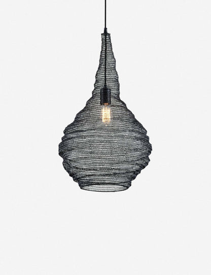 Ari Long Pendant Light kitchen island light front view