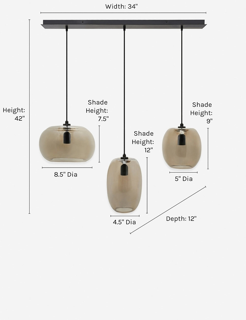 Astor Chandelier product view 3