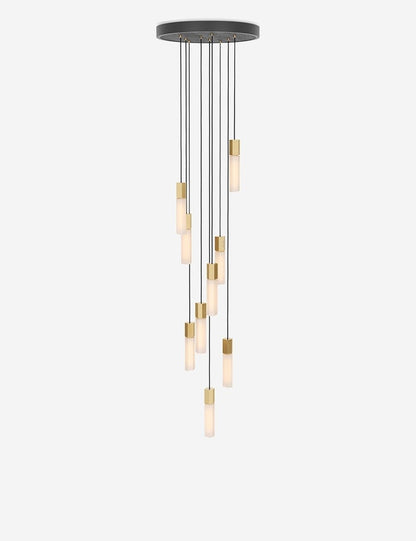 Tala Basalt 9-Light Pendant Light kitchen island light front view