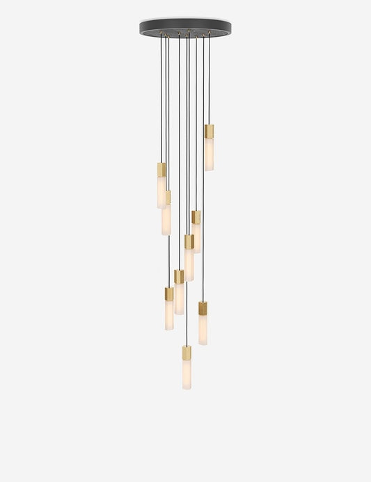 Tala Basalt 9-Light Pendant Light kitchen island light front view