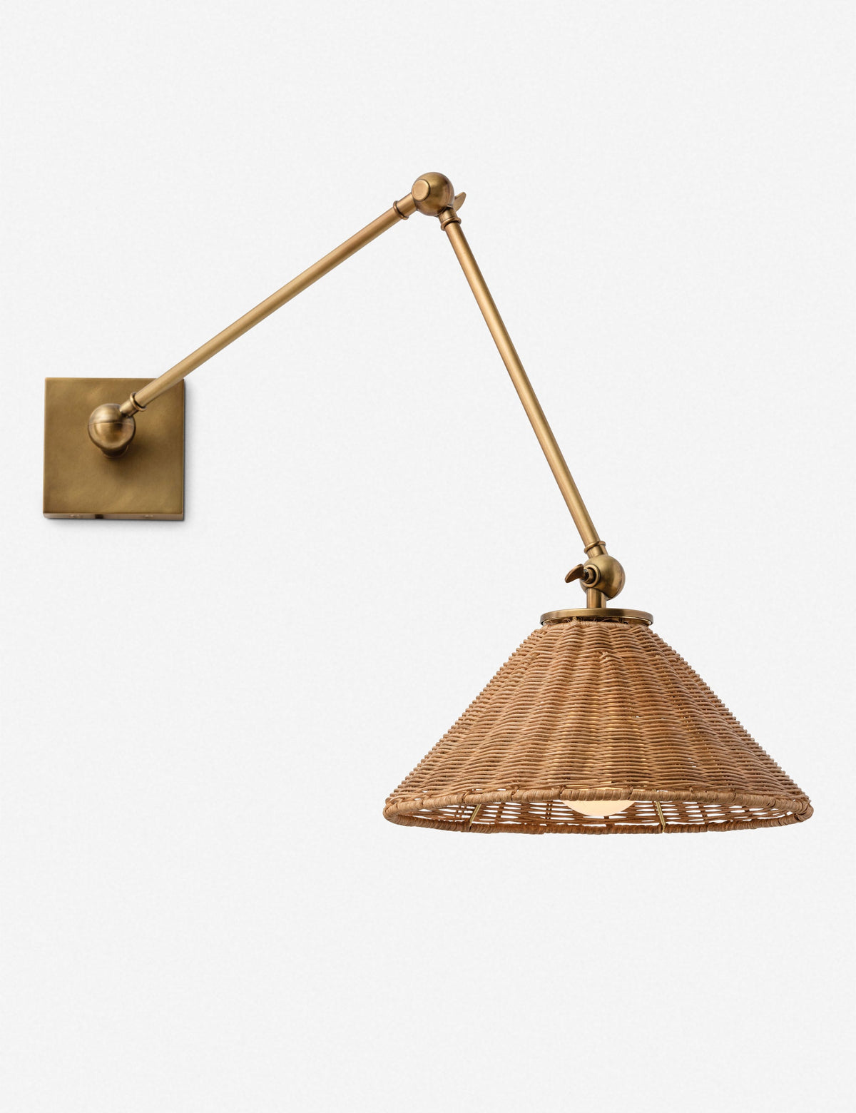 Padma Sconce bedroom wall light front view