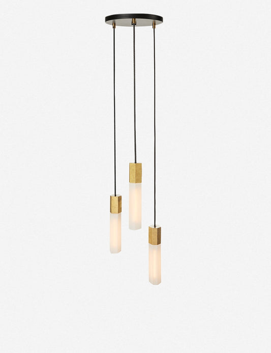 Tala Basalt 3-Light Pendant Light kitchen island light front view