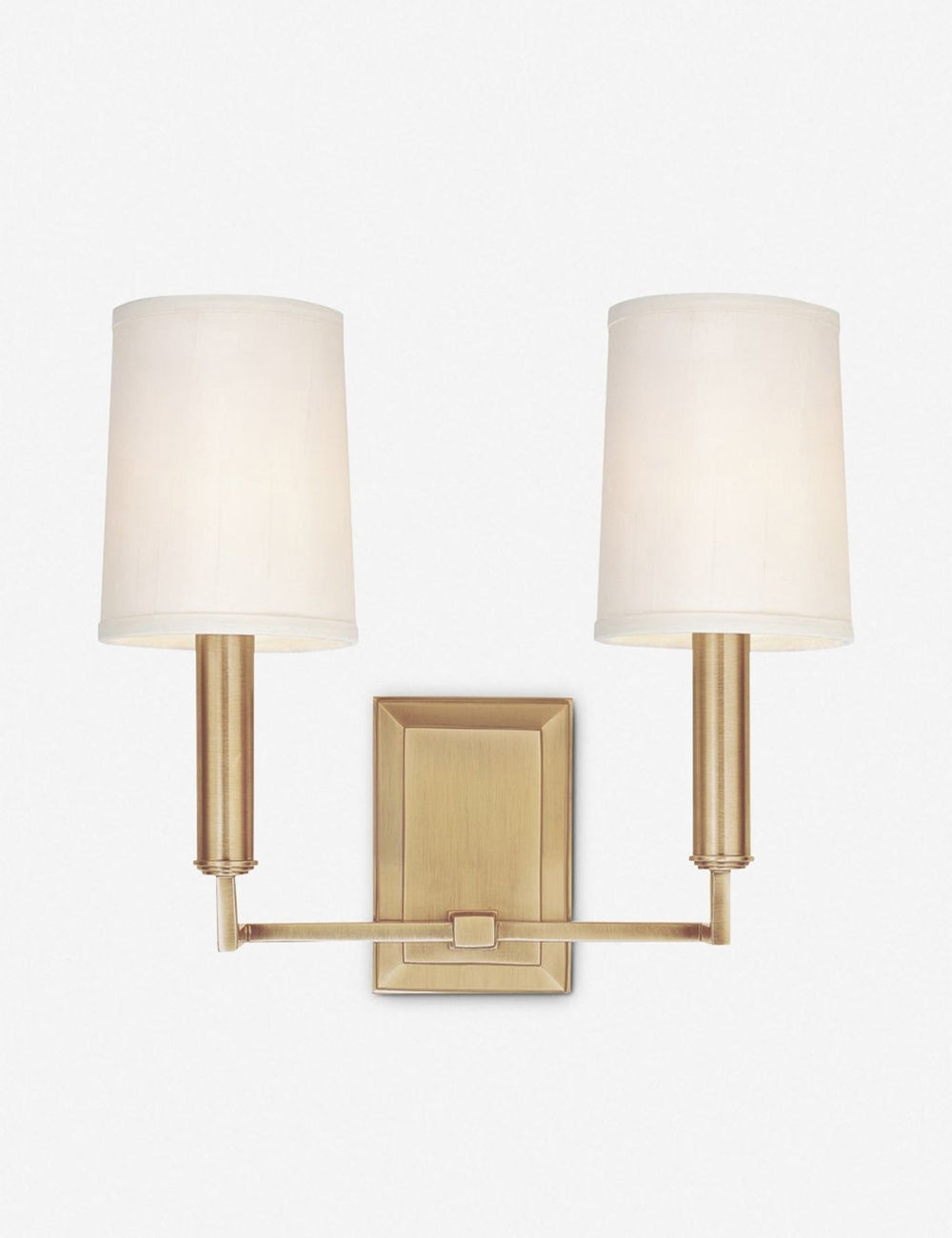 Charlie Double Sconce bedroom wall light front view