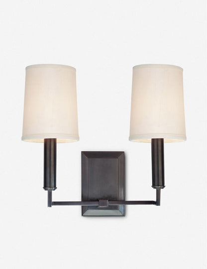 Charlie Double Sconce dark bronze finish product view 2