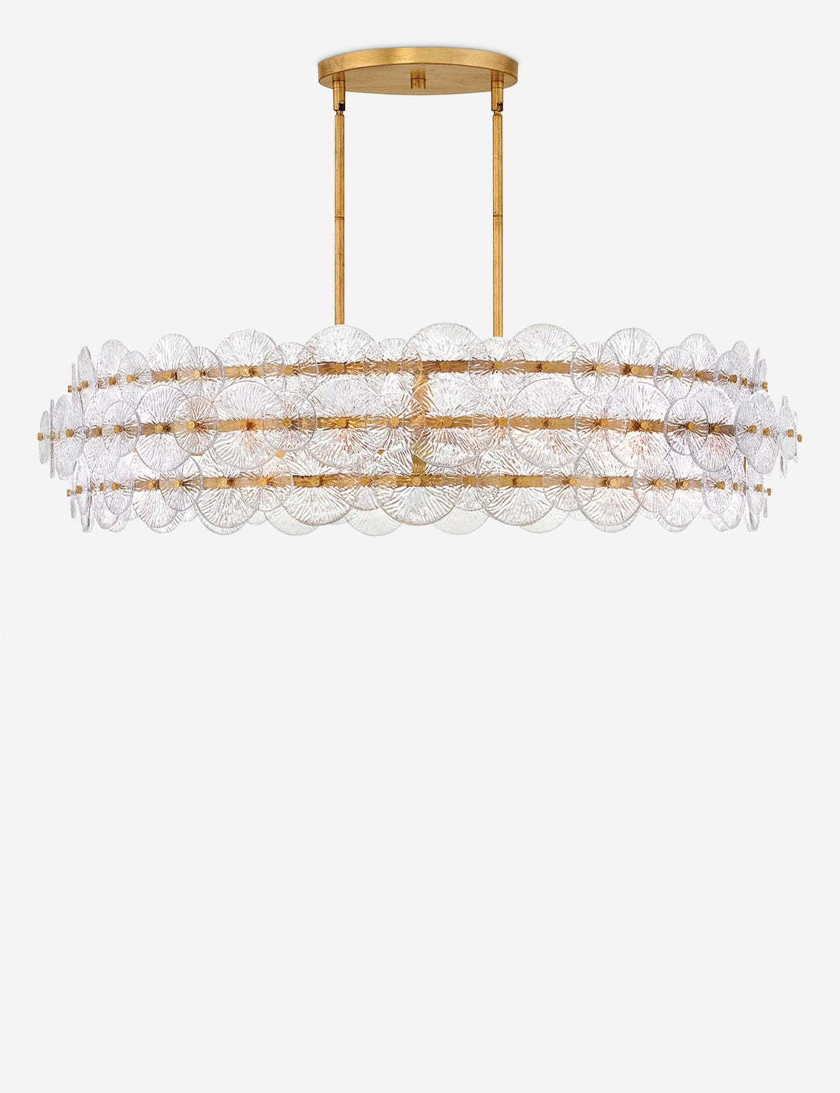 Barcelona Drum Chandelier dining room light front view
