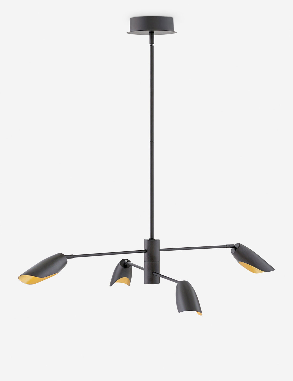 Jurado Chandelier dining room light front view