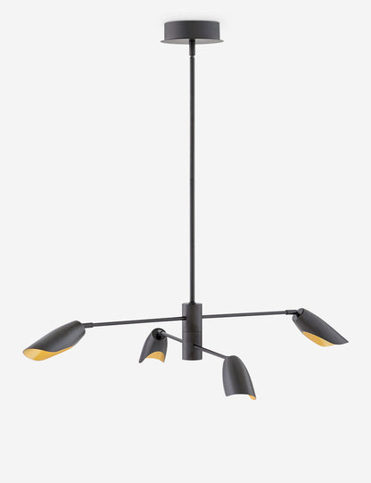 Jurado Chandelier dining room light front view