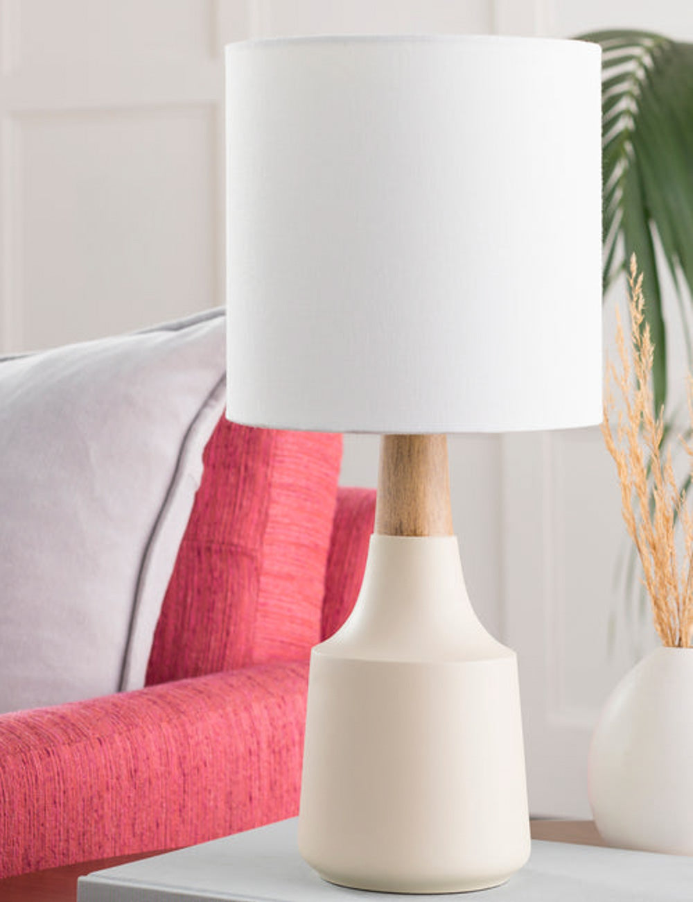 Marcella Table Lamp cream finish product view 2