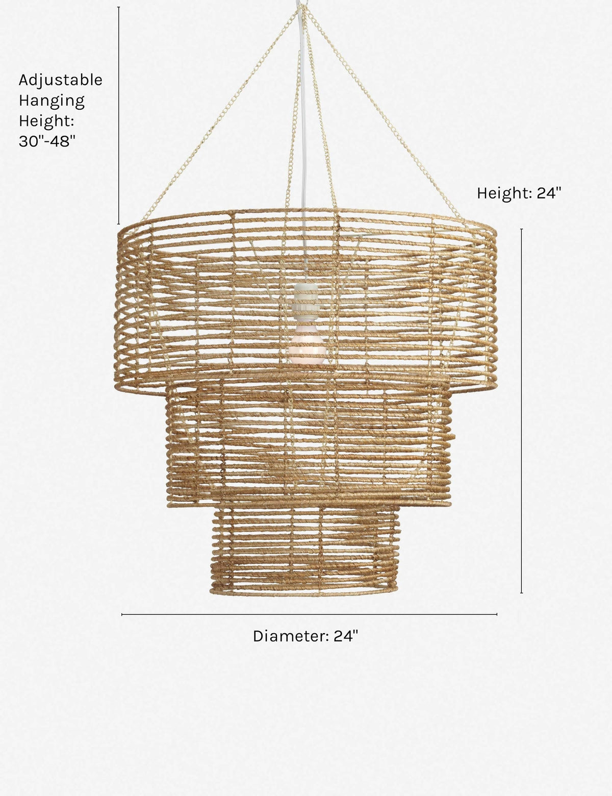 Minna Chandelier product view 3