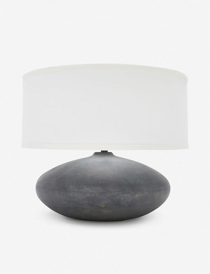 Payal Wide Table Lamp, Alabastrino bedside lamp front view