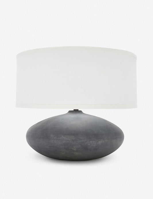 Payal Wide Table Lamp, Alabastrino bedside lamp front view