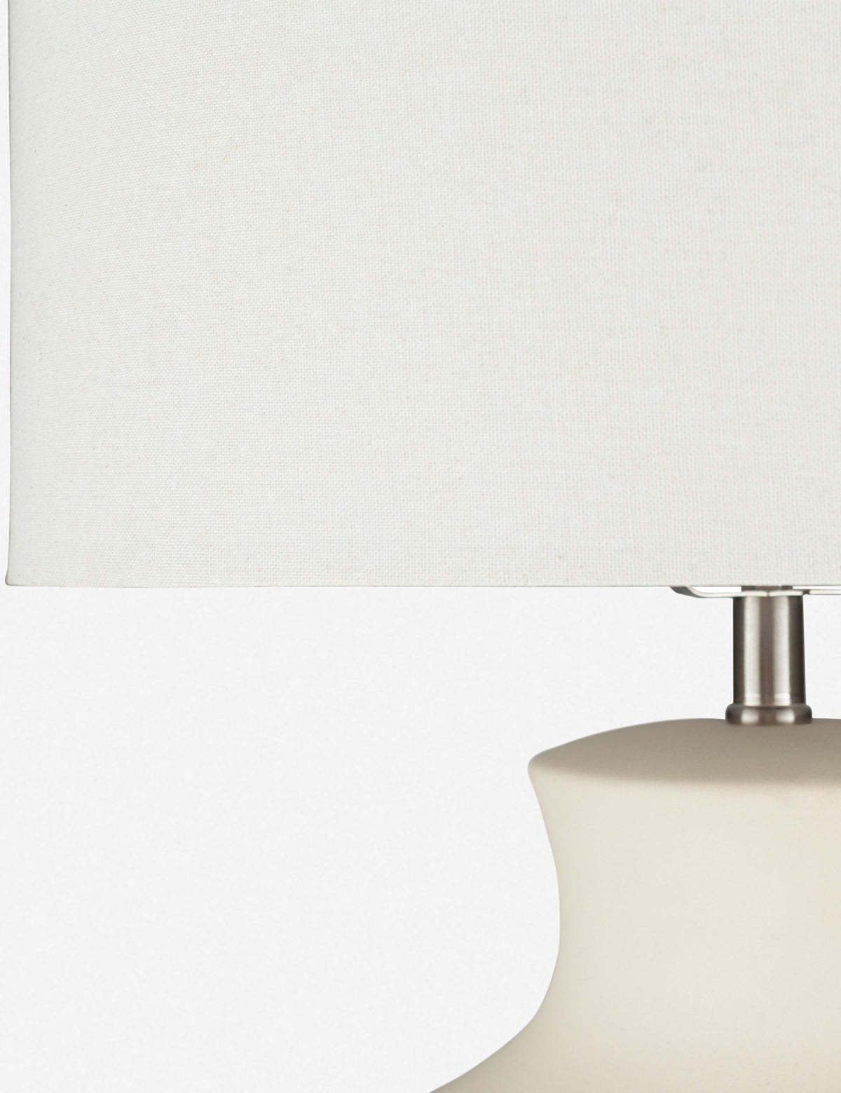 Penna Table Lamp cream finish product view 3