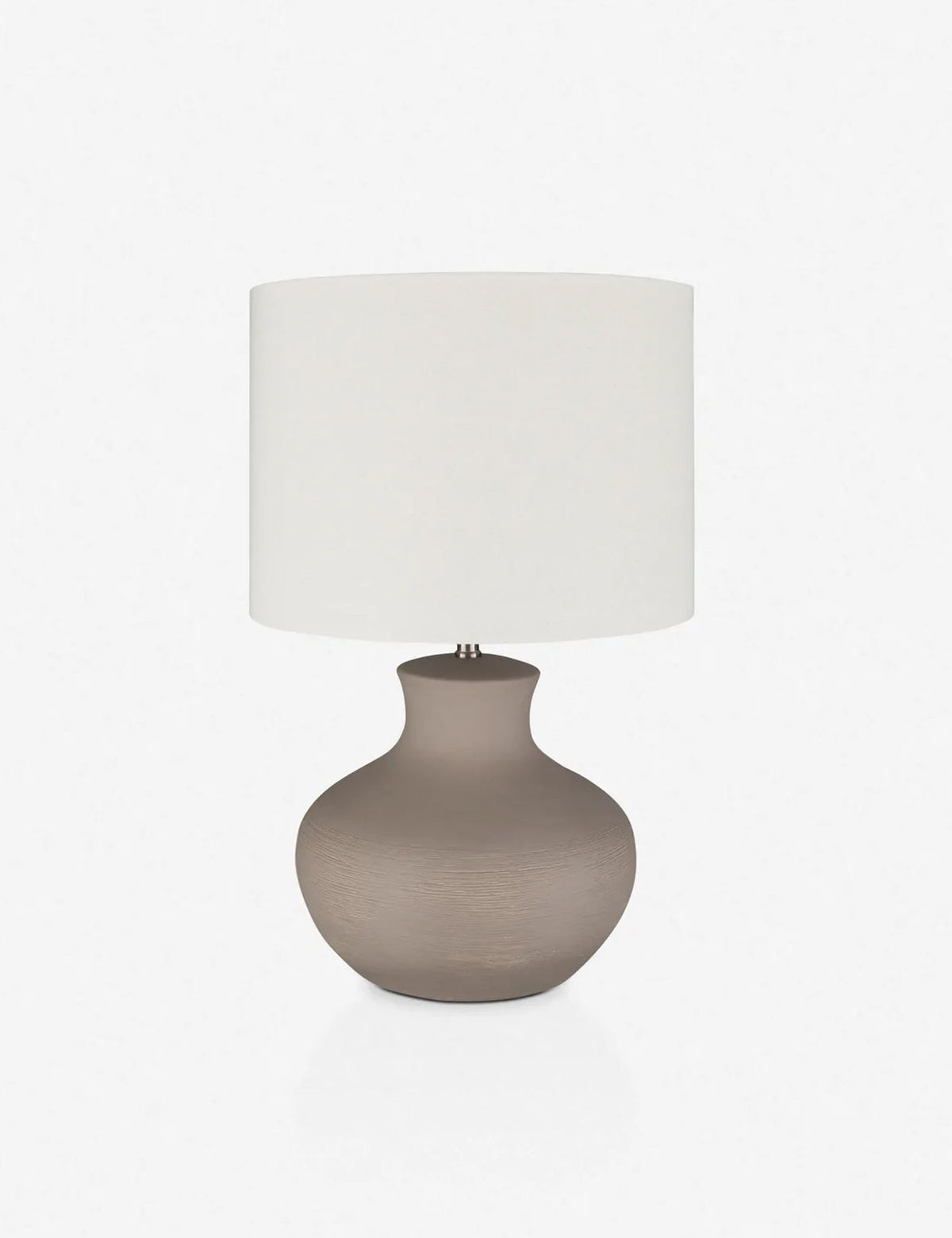 Penna Table Lamp taupe finish product view 5