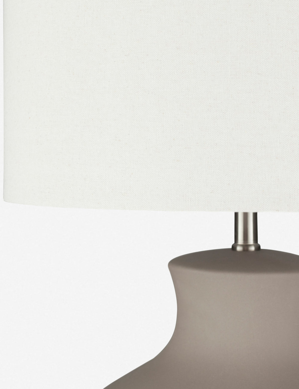 Penna Table Lamp taupe finish product view 6