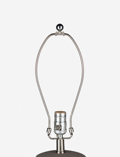 Penna Table Lamp taupe finish product view 7