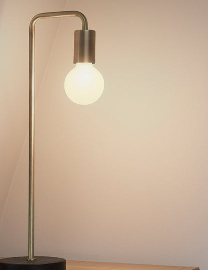 Porcelain II 6W LED Bulb (Set of 2) styled in a room