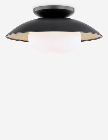Quinn Semi-Flush Light black finish product view 3