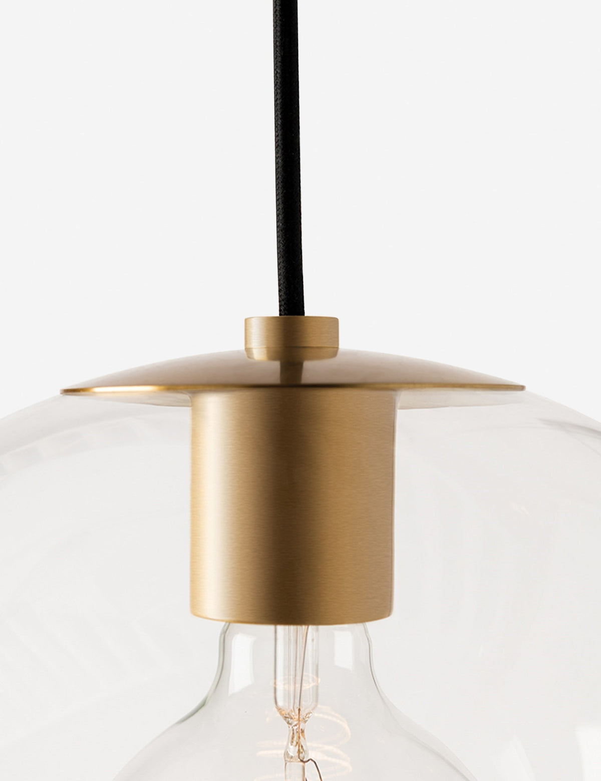 Robbie Pendant Light aged brass finish product view 2