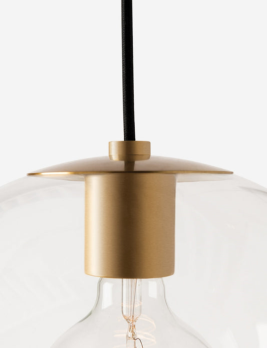 Robbie Pendant Light aged brass finish product view 2
